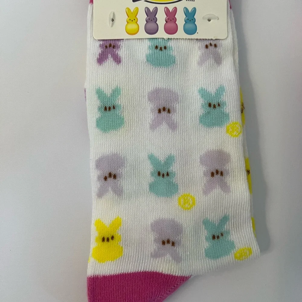 Peeps Themed Socks Set of 3 Womens crew socks Easter Sz 5-9.5 - Picture 3 of 9